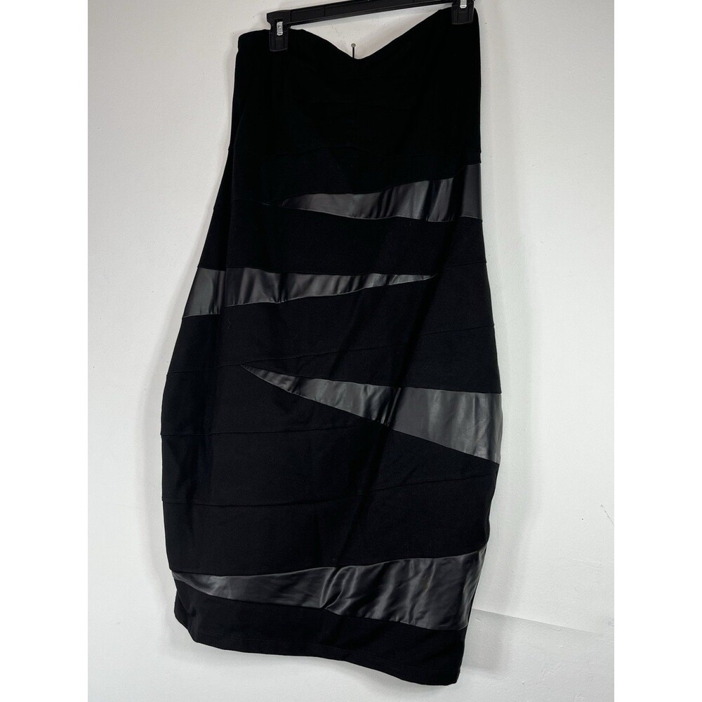 TORRID Black Strapless Dress Club Flirty Sexy Little Stretch Women's Plus 16